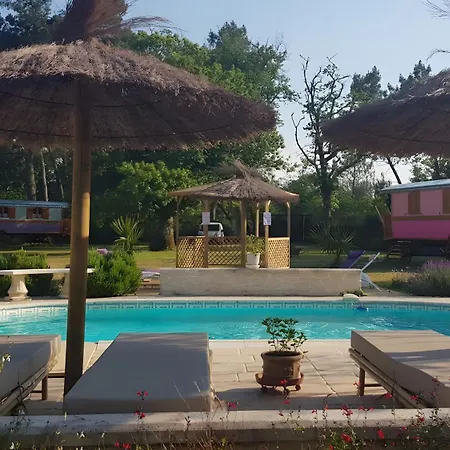 Roulotte O Bois D'mon Coeur Holiday park *